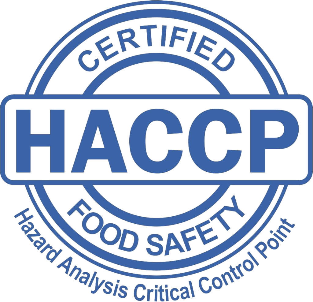 HACCP certifikat, kolor.